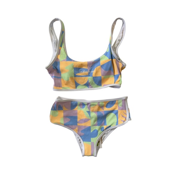 Quiksilver Women Scallop Bound Bikini SET NWT Small - Picture 5 of 8